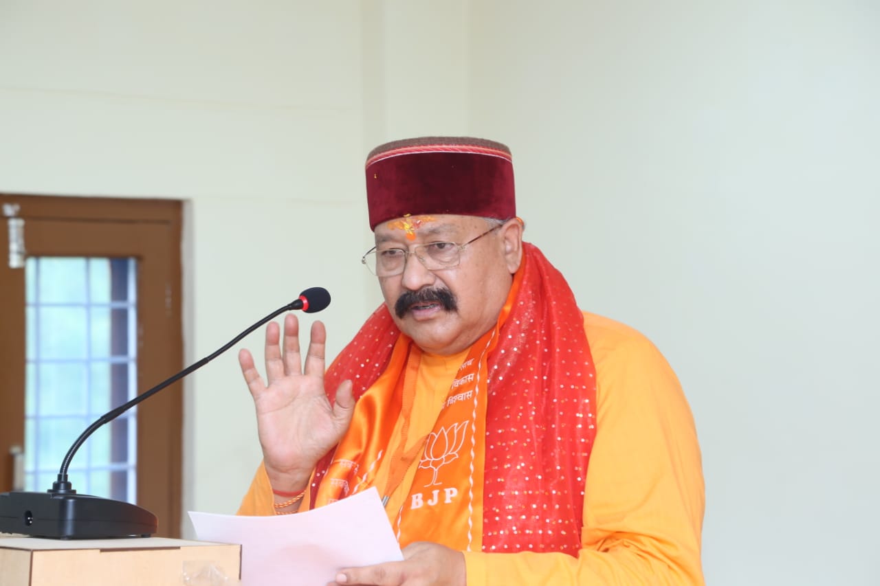 Satpal Maharaj filled the enthusiasm among BJP workers, said that the workers are more concerned about the country than the family