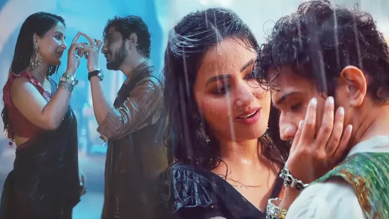 बारिश में रोमांटिक हुए मुनव्वर फारूकी और हिना खान, रिलीज हुआ ”हल्की- हल्की सी” गाना