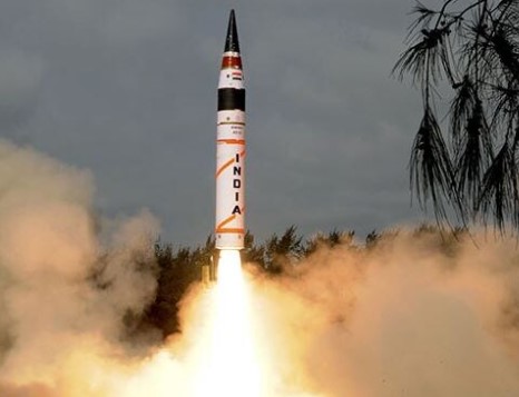 भारत ने न्यूक्लियर बैलेस्टिक मिसाइल अग्नि-5 का किया सफल परीक्षण