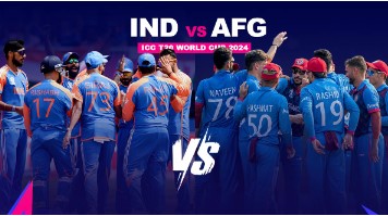 टी20 विश्व कप 2024- भारत और अफगानिस्तान के बीच मुकाबला आज 