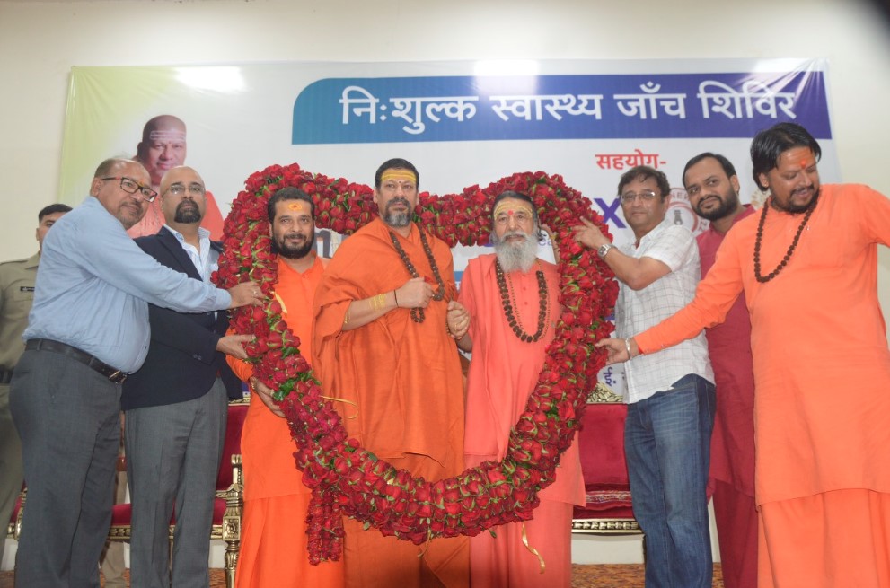 हरिद्वार के चंडीघाट में नि:शुल्क स्वास्थ्य शिविर का आयोजन, सैकड़ों लोगों ने कराया स्वास्थ्य परीक्षण