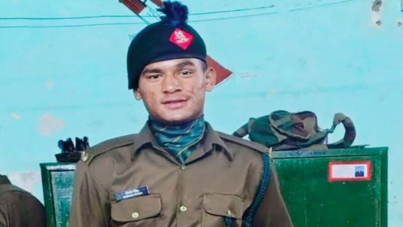 पुंछ में ड्यूटी के दौरान अग्निवीर दीपक सिंह शहीद, मुख्यमंत्री धामी ने जताया दुःख