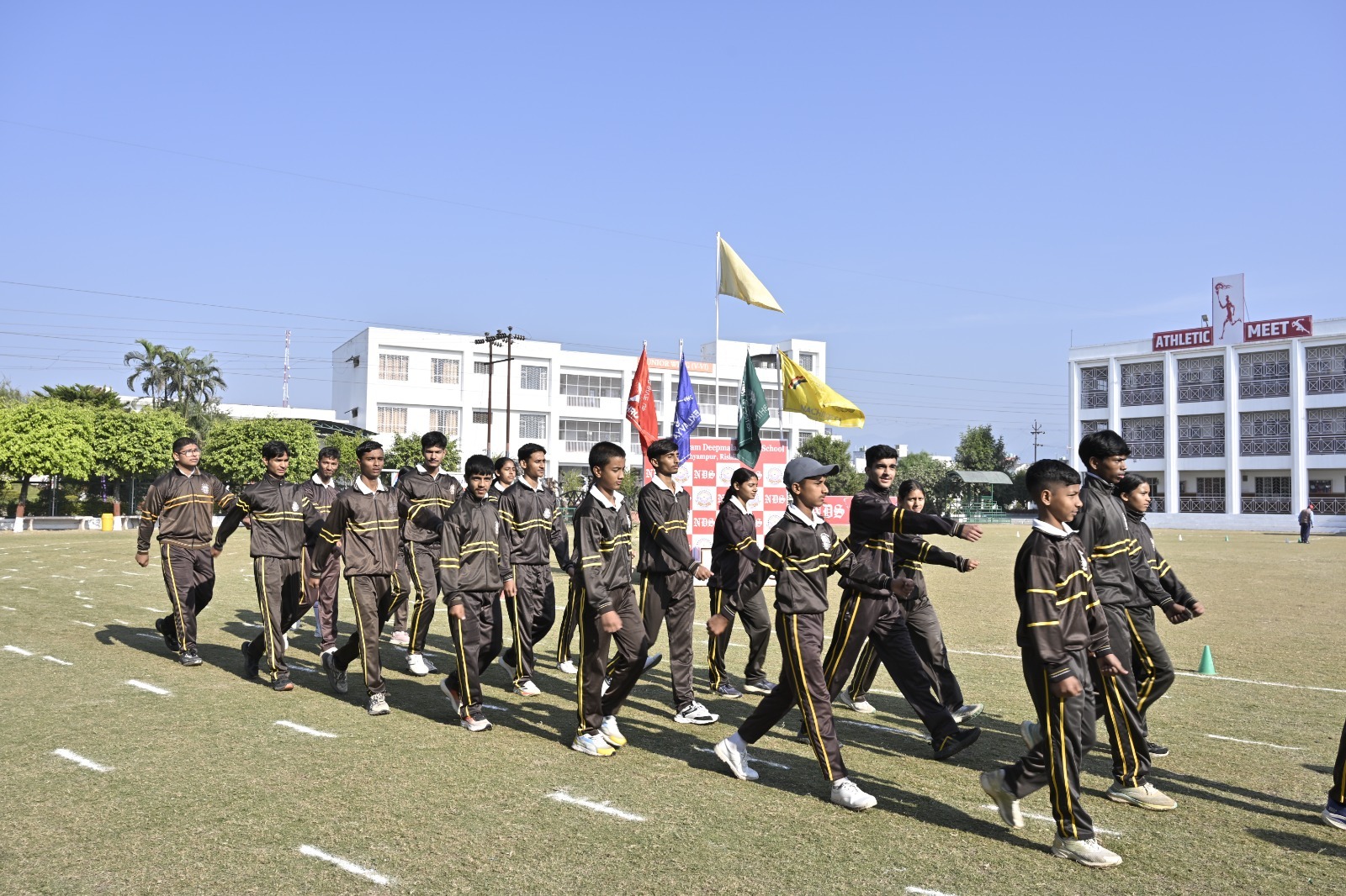 निर्मल आश्रम दीपमाला में दो दिवसीय सहोदया इंटर स्कूल एथलेटिक मीट का आयोजन